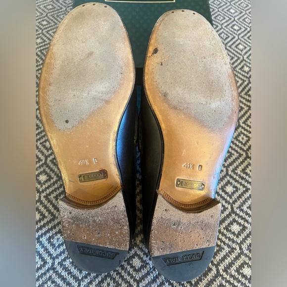 Men’s authentic GUCCI loafers with box and dust bag, size 41.5 (8.5) - Picture 9 of 9